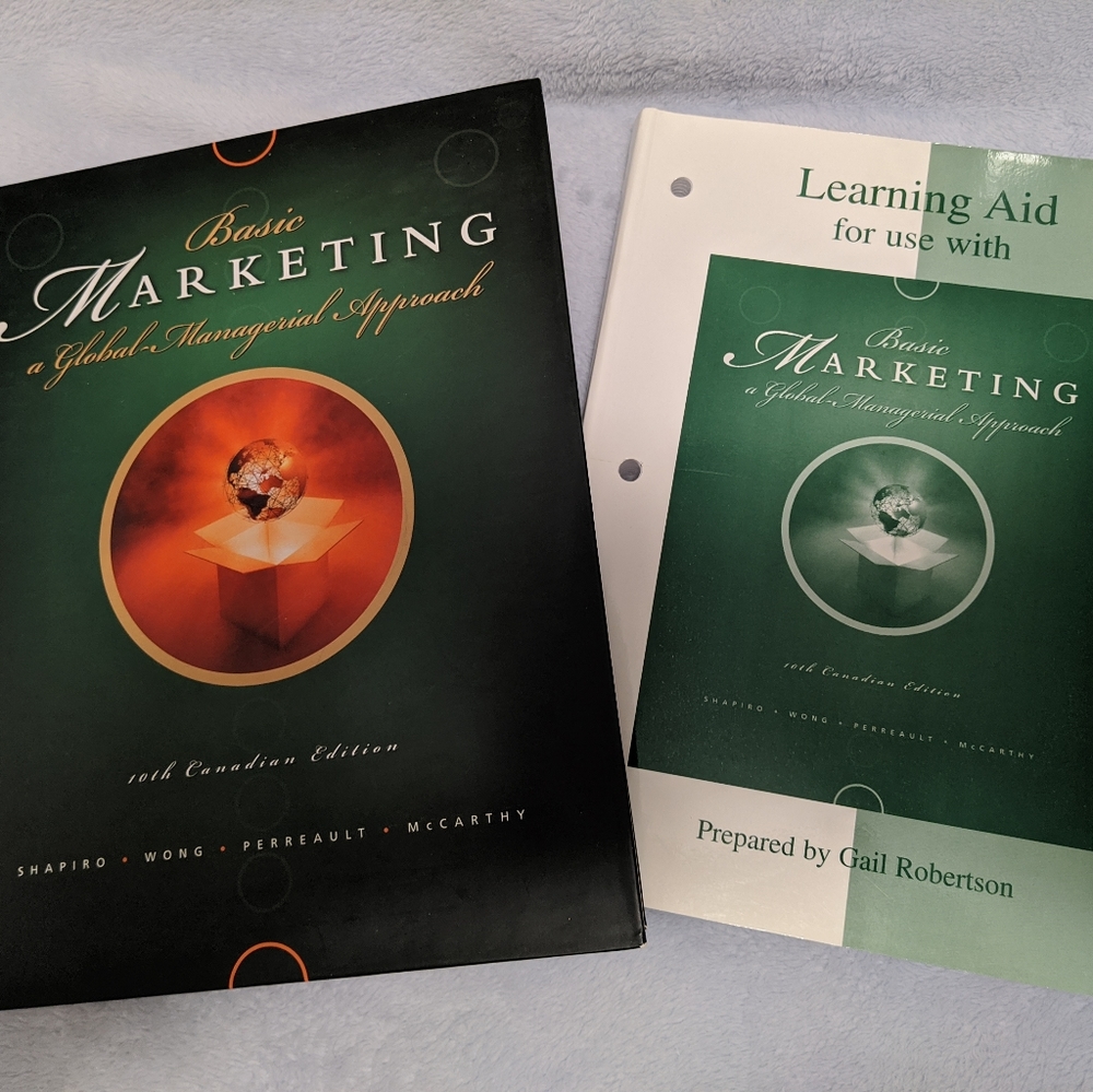 Marketing (hardcover) textbook with Learning Aid